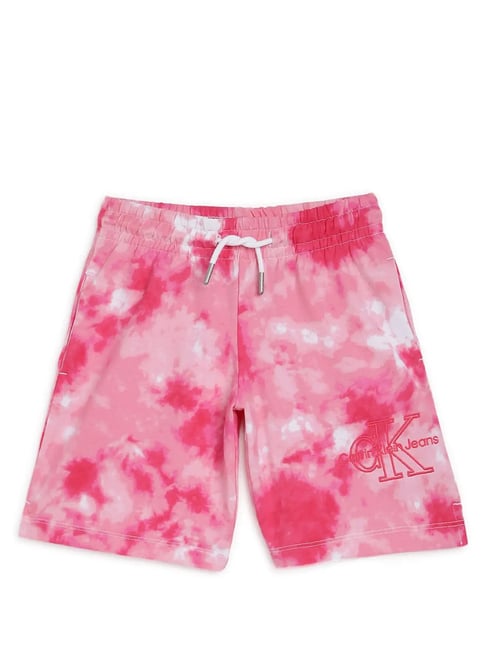 Buy Calvin Klein Jeans Kids Pink Printed Shorts for Boys Clothing