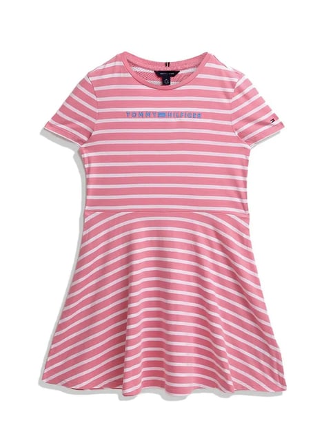 Tommy hilfiger pink 2024 striped dress