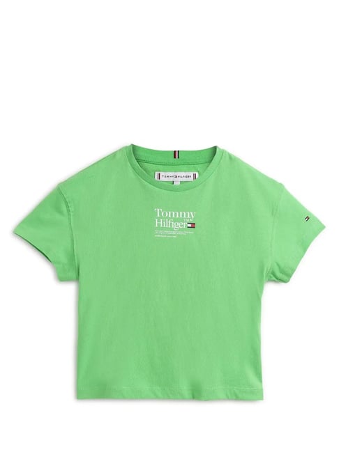 Green tommy best sale hilfiger shirt