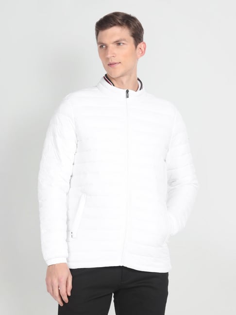 Arrow Sport White Regular Fit Quilted Jacket-picture-47