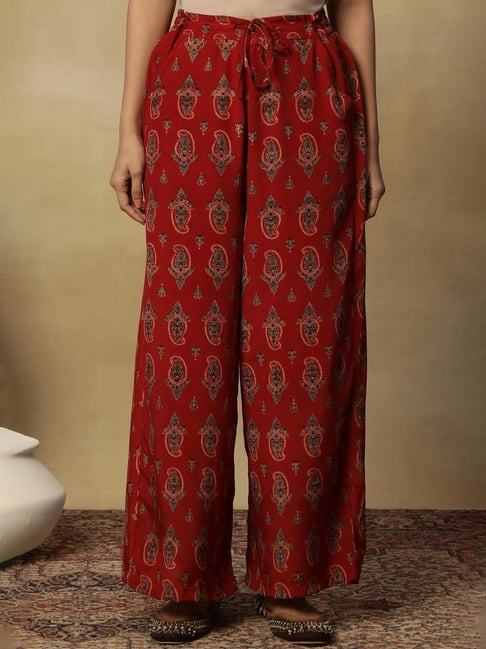 WALSALES Womens Pants Casual Work Curvy Women Casual Printed India