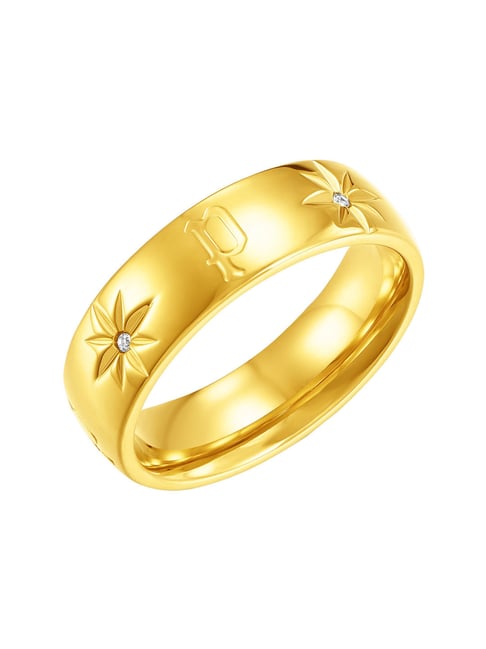 Police Galaxy Star Crystal White Ring for Women