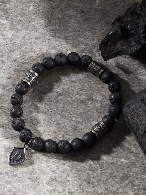 Police Black Flexible fit Bracelet for Men-picture-26