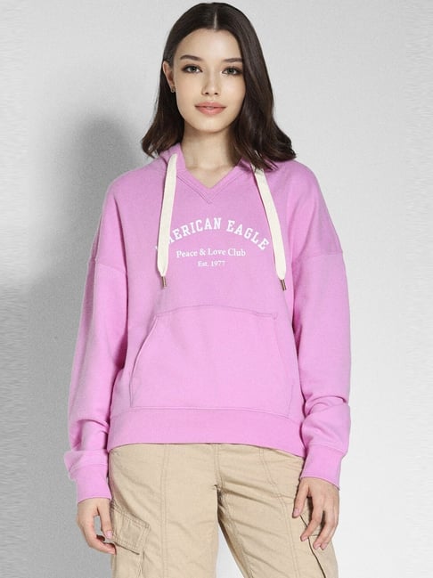 American eagle clearance pink hoodie