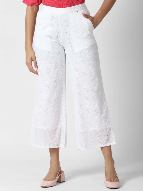 Linen-Cotton Trousers | 'Shanti' Pants by Shokraneh - Psylo