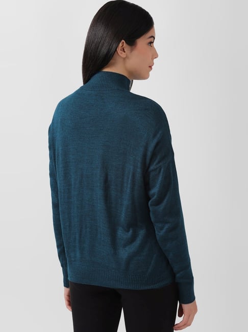 Van Heusen Blue Regular Fit Sweater