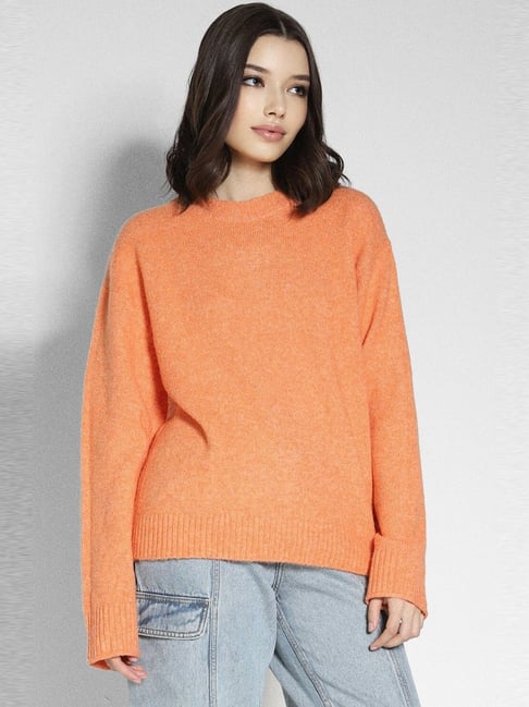 American eagle orange clearance sweater