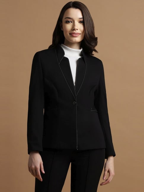 Allen solly sales black blazer