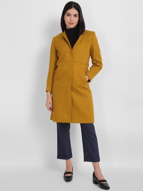 Yellow hot sale long jacket