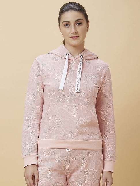 Being Human Pink Printed Hoodie-picture-33