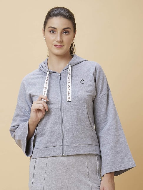 Being Human Grey Regular Fit Hoodie-picture-27
