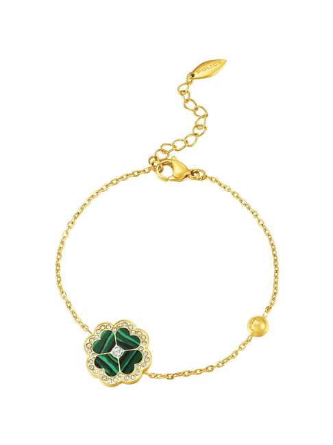 Police Floral Flexible fit Green Flexible fit Bracelet for Women-picture-35