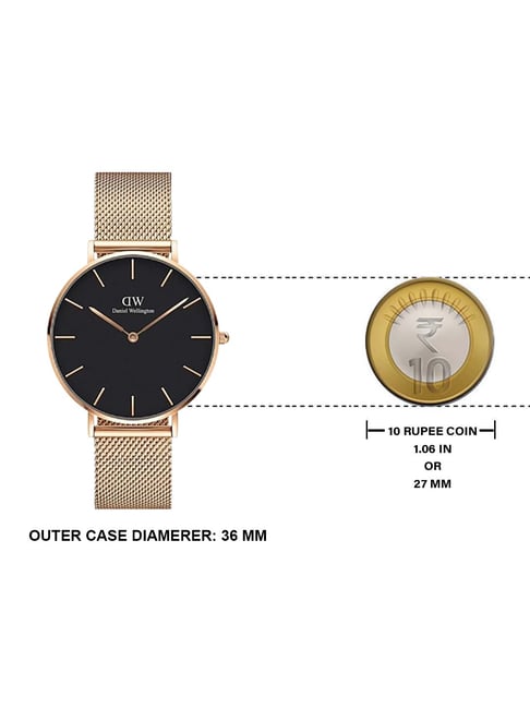 Daniel Wellington DW00100303 Petite Melrose Analog Unisex Watch