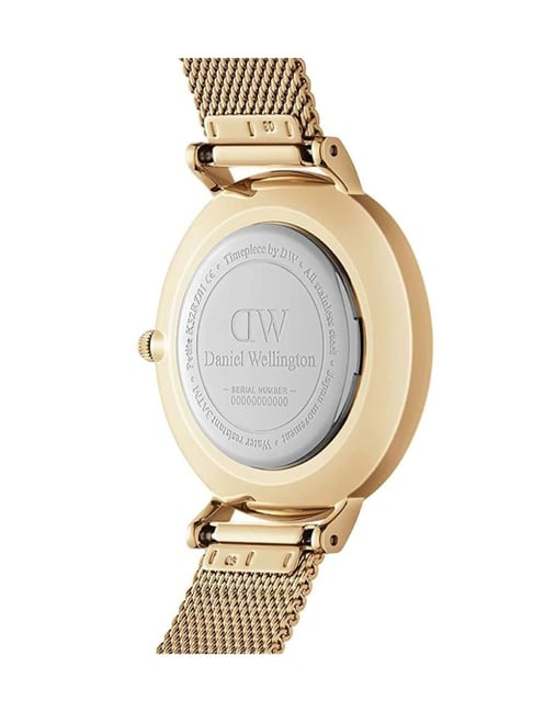 Buy Daniel Wellington DW00100345 Petite Evergold Analog Unisex