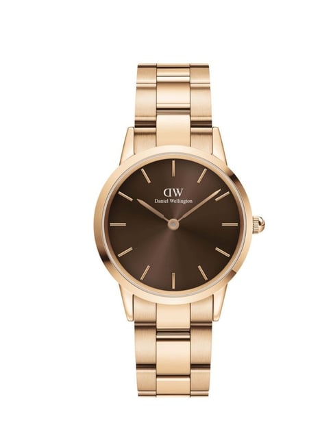 Daniel Wellington DW00100462 Iconic Link Amber Analog Watch for Women-picture-46