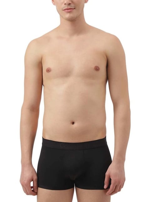 Buy Calvin Klein Black Regular Fit Trunks for Mens Online Tata CLiQ