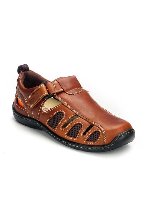 Pavers England Men s Tan Fisherman Sandals