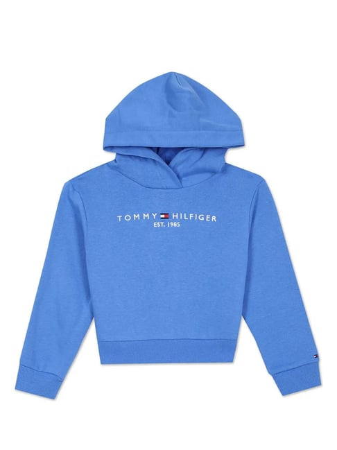 Hoodies Tommy Trui Meisjes Buy Tommy Hilfiger Kids Blue Solid