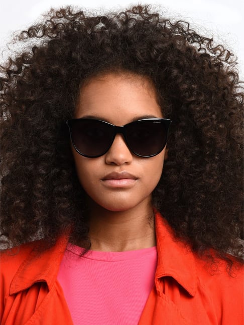 Polaroid Black Cat Eye Sunglasses for Women