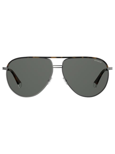 Polaroid Grey Pilot Sunglasses for Men-picture-47