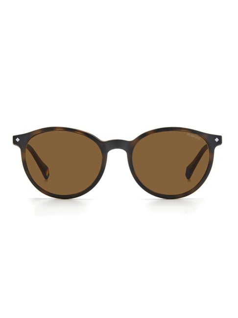 Polaroid Brown Round Unisex Sunglasses-picture-12