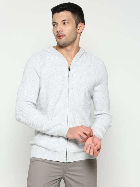 Being Human Grey Regular Fit Hooded Sweatshirt-picture-15