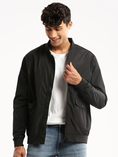 OGLCCG Men's Lightweight Bomber Jacket Zip Front Stand Collar Windbreaker  Softshell Jacket Coat Spring Fall Casual Slim Fit Shacket Jacket Outwear -  Walmart.com