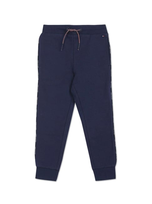Buy Tommy Hilfiger Kids Navy Solid Joggers for Girls Clothing