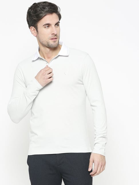 Being Human Grey Regular Fit Polo T-Shirt