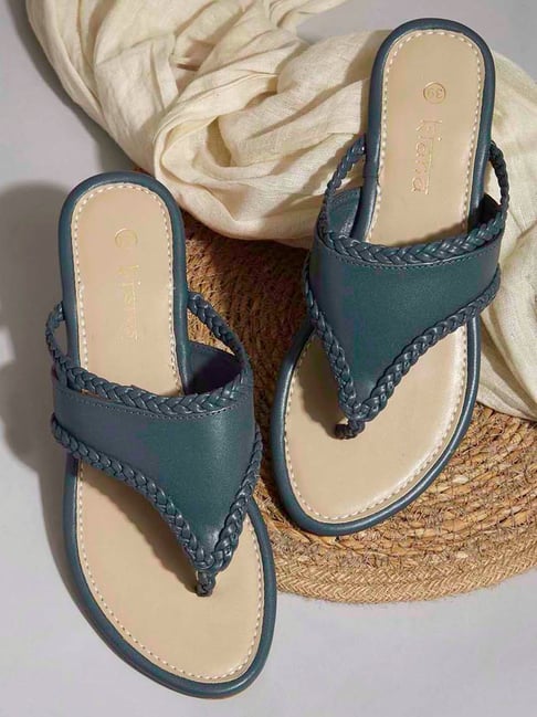 Bata Blue Flat Sandals For Women (F561905900, Size:6) in Ghaziabad at best  price by Mona\'s Clippings Loreal Professional - Justdial