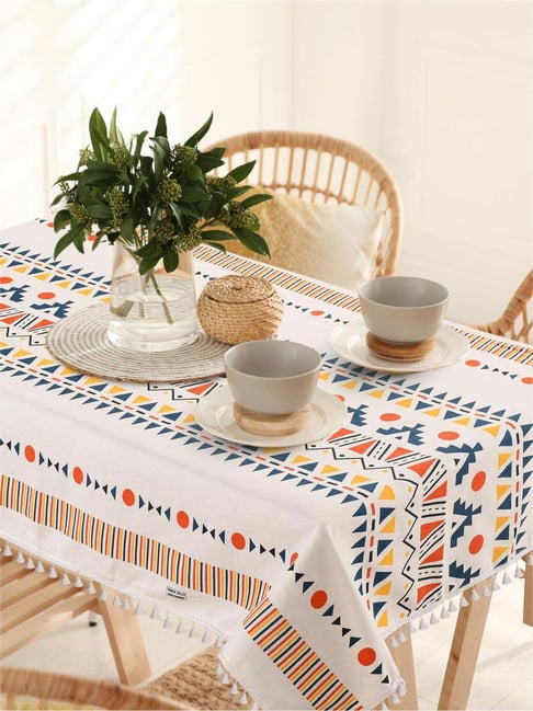 Urban Space Multicolor Cotton 200 GSM 4 Seater Dining Table Cover-picture-12