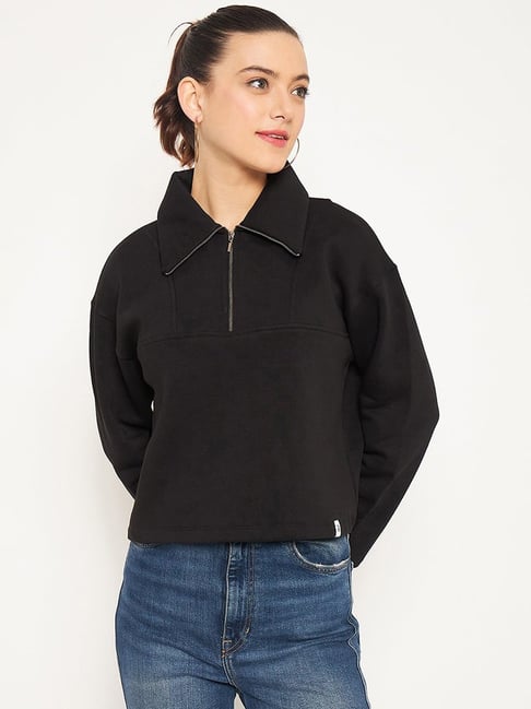 MADAME Black Cotton Sweatshirt-picture-46