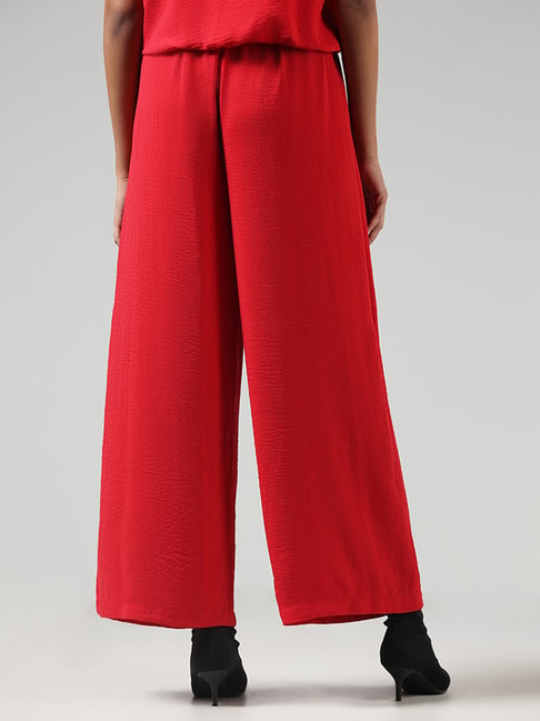 Black High Waist Trousers for Women, Business Casual Trousers for Women,  Office Palazzo Pants for Tall Women, Classic Palazzo Pants - Etsy | Pants  for women, Red wide leg pants, High waisted trousers