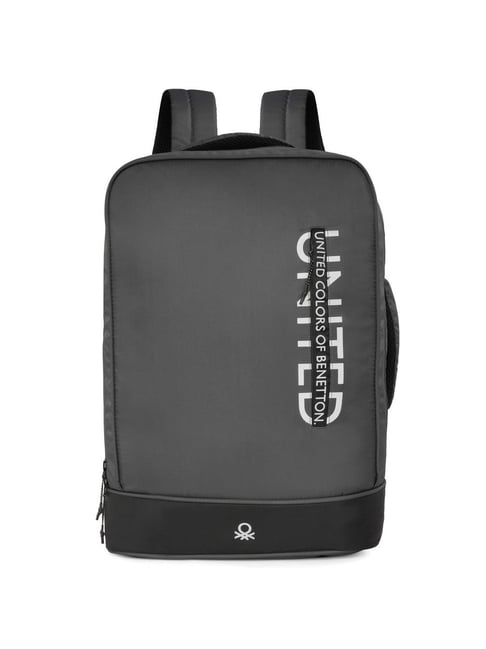 Buy United Colors of Benetton 24 Ltrs Black Laptop Backpack  (0IP6BKPD0001I-100) Online at Lowest Price Ever in India | Check Reviews &  Ratings - Shop The World