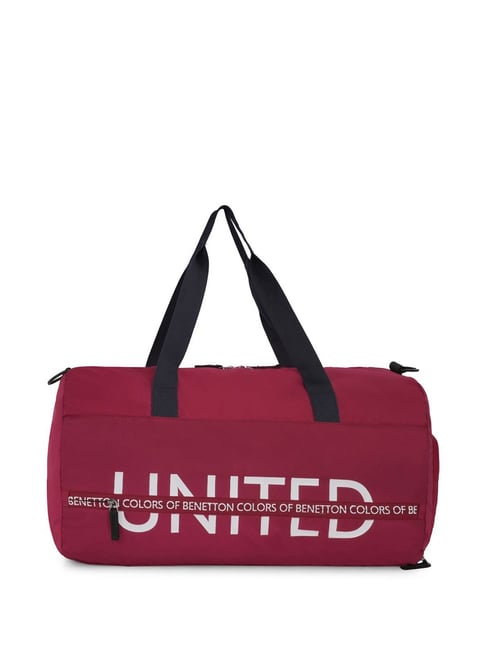 Buy United Colors of Benetton Amparo Maroon Duffle Bag Online At Best Price Tata CLiQ