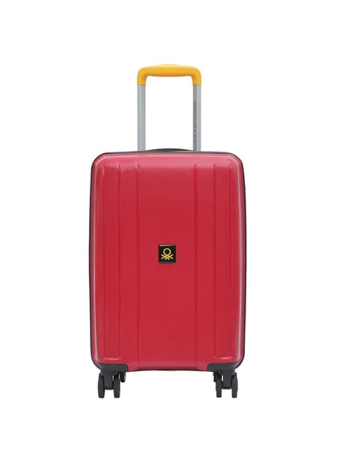 Buy United Colors of Benetton Wayfarer Red Trolley Bag 56 Cm Online At Best Price Tata CLiQ