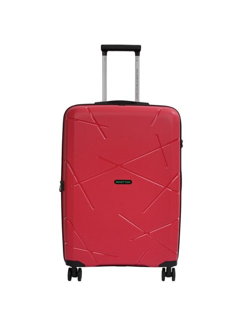 Buy United Colors of Benetton Moonstone Red Trolley Bag Cm