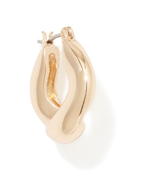 Buy Forever New Georgi Gold-Plated Hoop Earrings Online At Best
