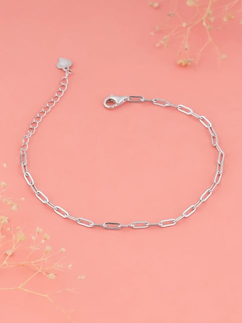 GIVA Sterling Silver Braid of Beauty Bracelet