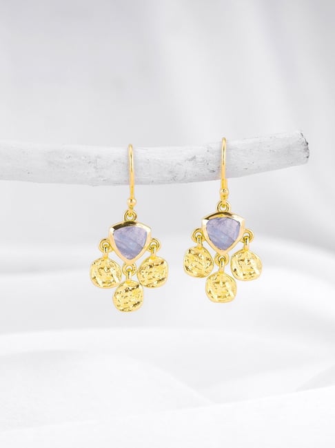 Blue Magnesite and Bali Sterling Chandelier Earrings – Kaminski Jewelry  Designs