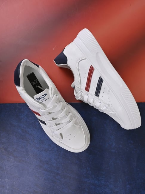 Jove Women's Pearl White Sneakers