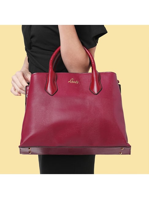 Lavie hot sale maroon handbag