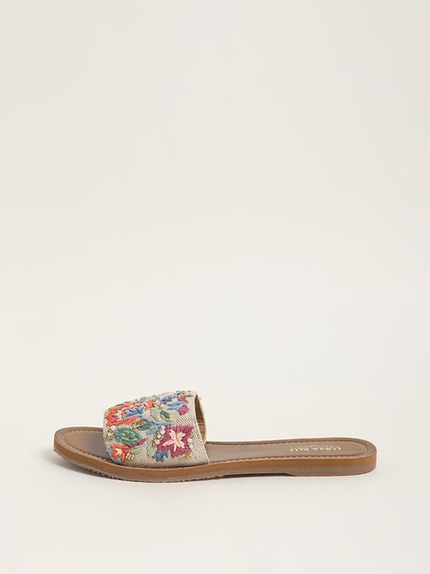 Buy LUNA BLU by Westside Multicolor Sandals for Online Tata CLiQ