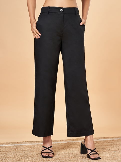 Marigold Lane Black Mid Rise Pants-picture-27