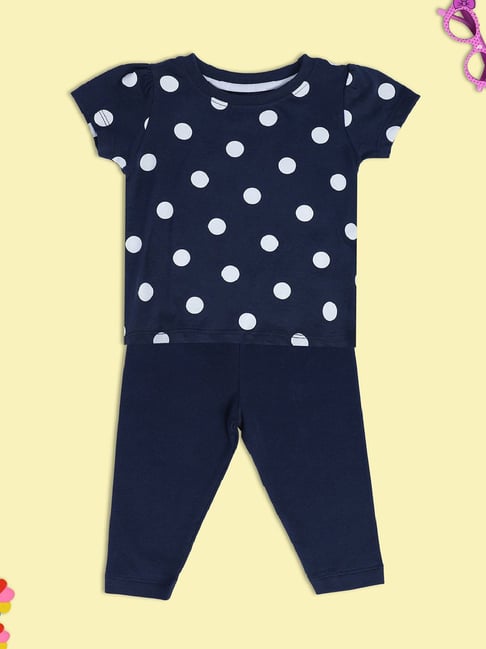MINIKLUB Kids Blue Printed Top with Pants