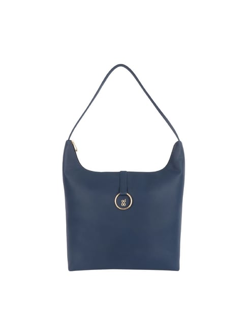 Buy Baggit Blue Solid Large Hobo Bag at Best Price Tata CLiQ