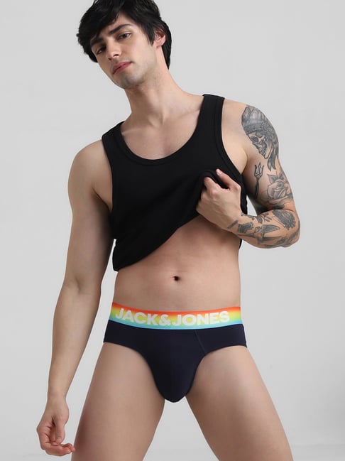 Jack & Jones Navy Briefs-picture-42
