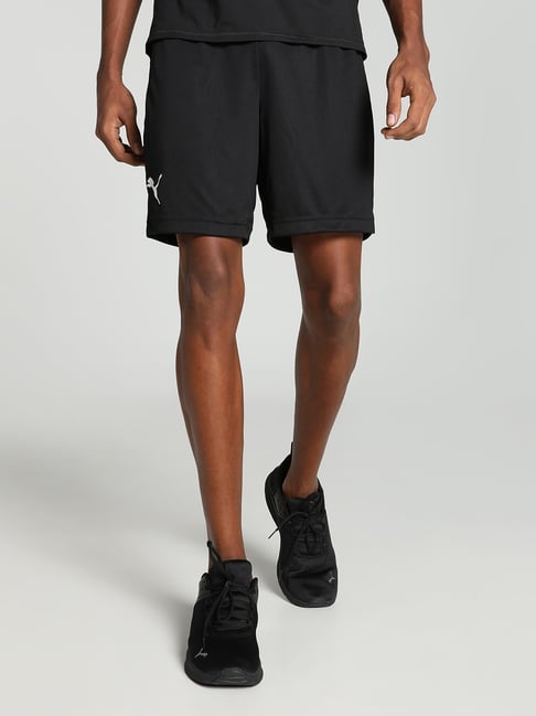 Puma Teamsport Black Regular Fit Sports Shorts