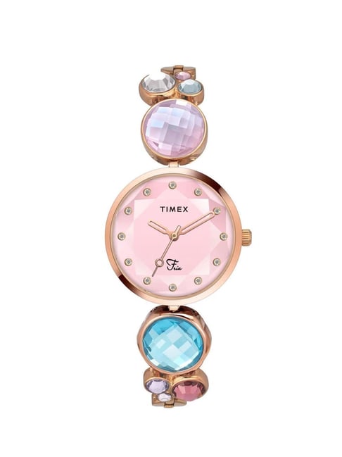 Timex Fria Women Pink Round Analog Watch - TWEL17001-picture-40