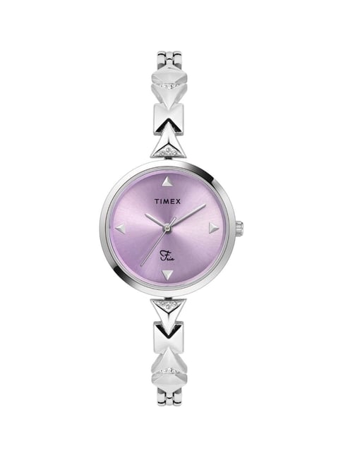 Timex Fria Women Purple Round Analog Watch - TWEL18300-picture-23